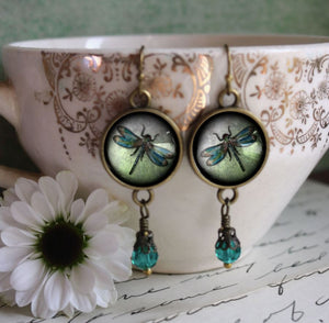 Divine Iguana Collection - Spirit of the Dragonfly Earrings