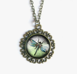 Divine Iguana Collection - Spirit of the Dragonfly Necklace